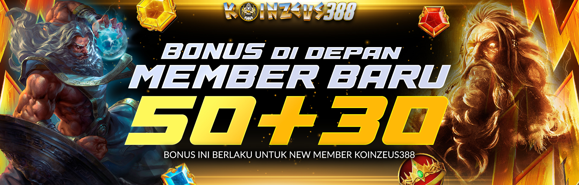 BONUS NEW MEMBER 50+30